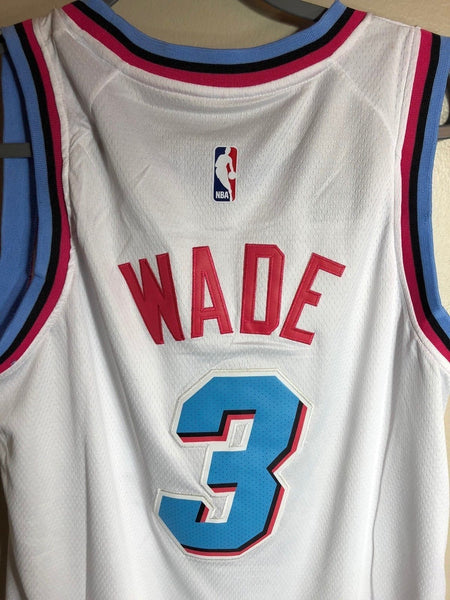 Men 3 Dwyane Wade City Jersey White Miami Heat jersey Fanatics Swingman - fastssd - NBA Jersey - nRevo