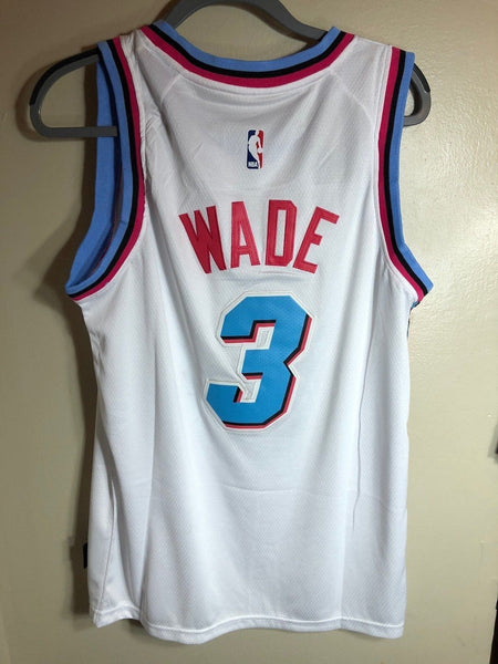 Men 3 Dwyane Wade City Jersey White Miami Heat jersey Fanatics Swingman - fastssd - NBA Jersey - nRevo