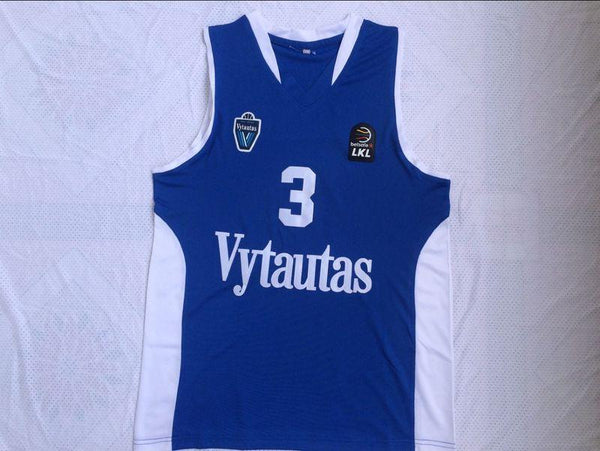 Men 3 LiAngelo Ball Jersey Blue Vytautas Lithuania Jersey Swingman Fanatics