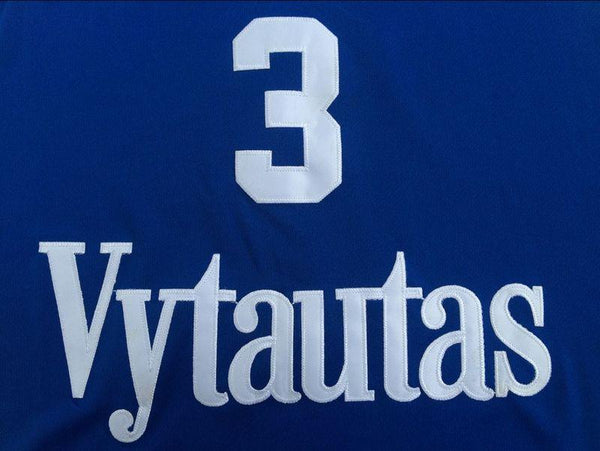 Men 3 LiAngelo Ball Jersey Blue Vytautas Lithuania Jersey Swingman Fanatics