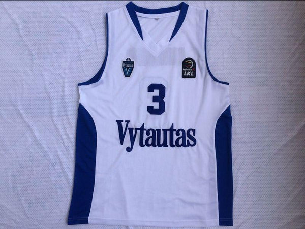 Men 3 LiAngelo Ball Jersey White Vytautas Lithuania Jersey Swingman Fanatics