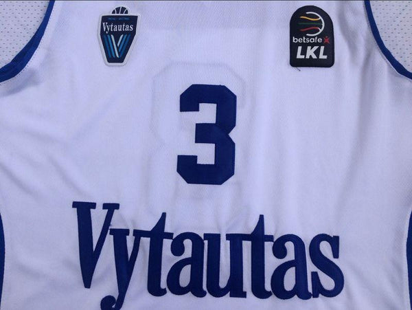 Men 3 LiAngelo Ball Jersey White Vytautas Lithuania Jersey Swingman Fanatics