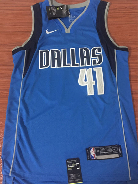 Men 41 Dirk Nowitzki Jersey Blue Dallas Mavericks Swingman Fanatics - fastssd - NBA Jersey - nRevo