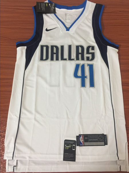 Men 41 Dirk Nowitzki Jersey White Dallas Mavericks Swingman Fanatics - fastssd - NBA Jersey - nRevo