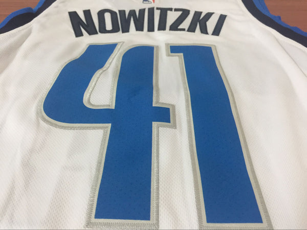 Men 41 Dirk Nowitzki Jersey White Dallas Mavericks Swingman Fanatics - fastssd - NBA Jersey - nRevo