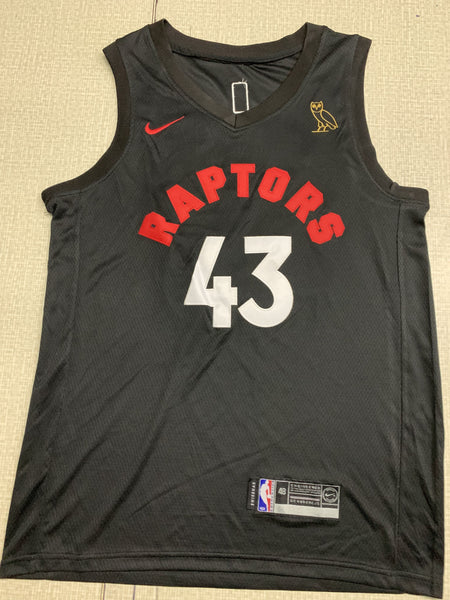 Men 43 Pascal Siakam Jersey Black Toronto Raptors Jersey Fanatics Swingman