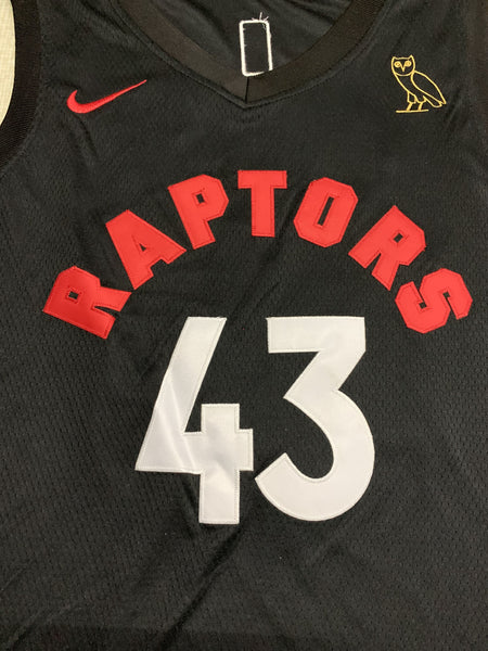 Men 43 Pascal Siakam Jersey Black Toronto Raptors Jersey Fanatics Swingman