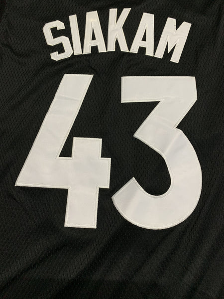 Men 43 Pascal Siakam Jersey Black Toronto Raptors Jersey Fanatics Swingman