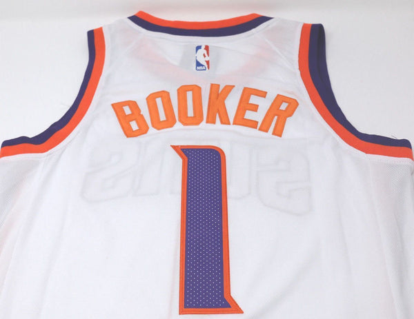 Men 1 Devin Booker Jersey White Phoenix Suns Jersey Swingman Fanatics - fastssd - NBA Jersey - nRevo