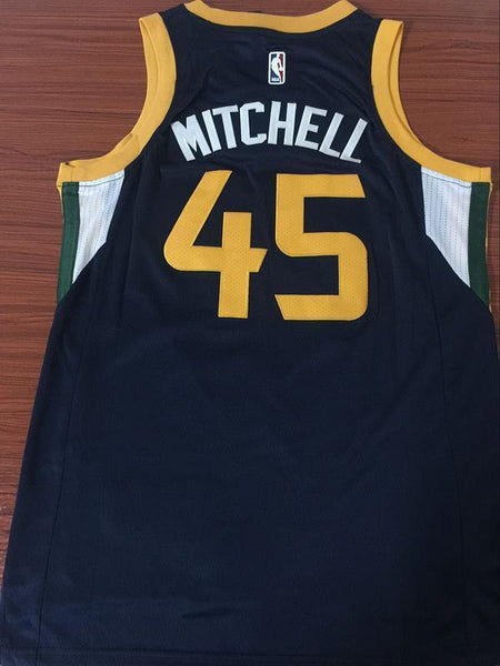 Men 45 Donovan Mitchell Utah Jazz Jersey Navy Blue Fanatics Swingman - fastssd - NBA Jersey - nRevo
