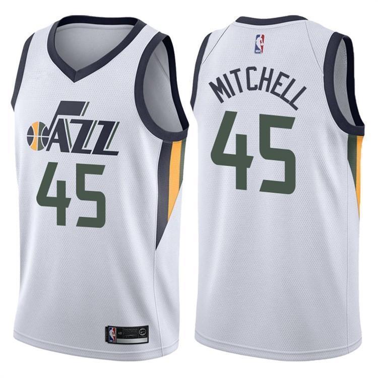 Men 45 Donovan Mitchell Jersey White Utah Jazz Fanatics Swingman - fastssd - NBA Jersey - nRevo