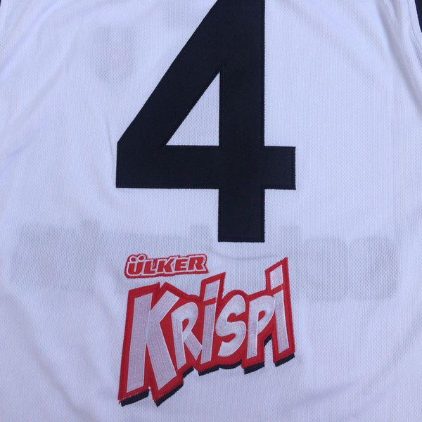 Men 4 Allen Iverson Jersey White Besiktas Cola Turka Jersey Swingman Fanatics