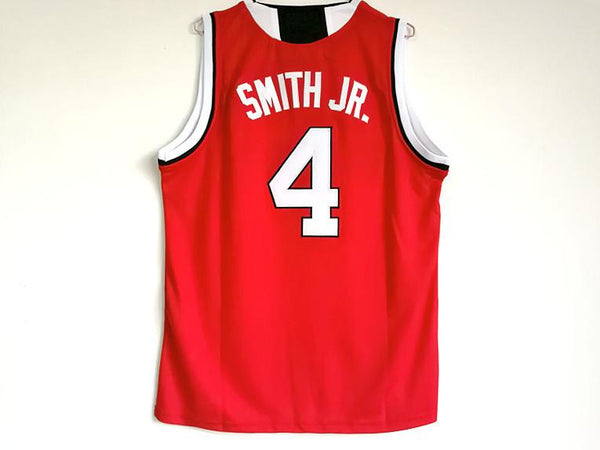 Men 4 Dennis Smith Jr. Jersey Red NC State Jersey Swingman Fanatics