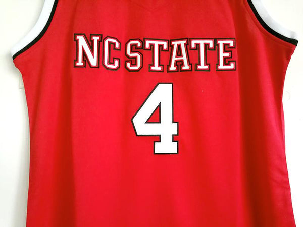 Men 4 Dennis Smith Jr. Jersey Red NC State Jersey Swingman Fanatics