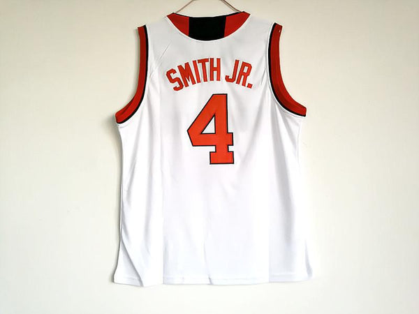 Men 4 Dennis Smith Jr. Jersey White NC State Jersey Swingman Fanatics