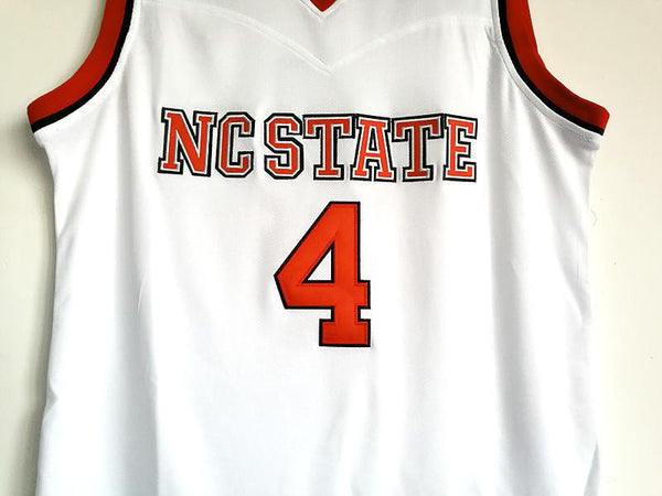 Men 4 Dennis Smith Jr. Jersey White NC State Jersey Swingman Fanatics