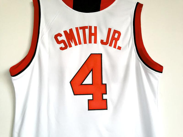 Men 4 Dennis Smith Jr. Jersey White NC State Jersey Swingman Fanatics