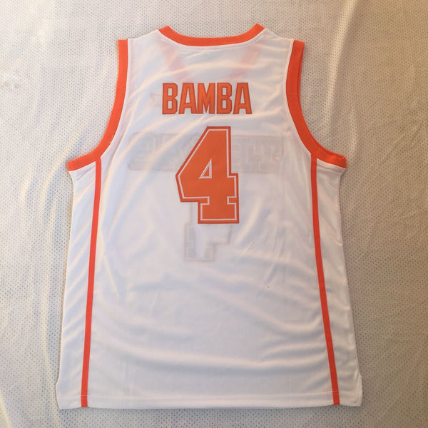 Men 4 Mohamed Bamba Jersey White University of Texas Jersey Swingman Fanatics