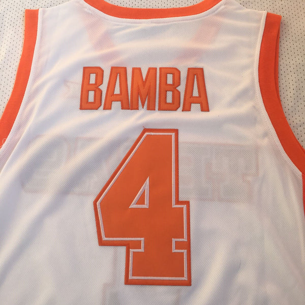 Men 4 Mohamed Bamba Jersey White University of Texas Jersey Swingman Fanatics