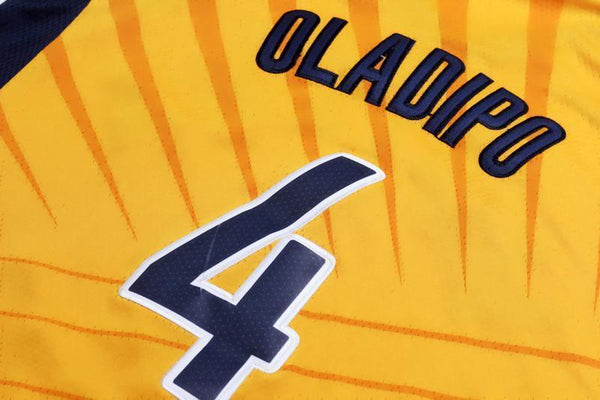 Men 4 VICTOR OLADIPO Jersey Yellow Gold Indiana Pacers Jersey Player - fastssd - NBA Jersey - nRevo