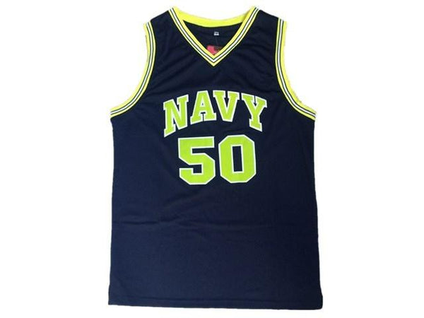 Men 50 David Robinson Jersey Black Navy Jersey Fanatics Swingman