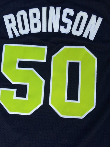 Men 50 David Robinson Jersey Black Navy Jersey Fanatics Swingman