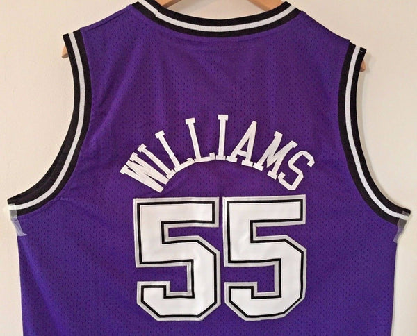Men 55 Jason Williams Jersey Purple Sacramento Kings Throwback Swingman - fastssd - NBA Jersey - nRevo