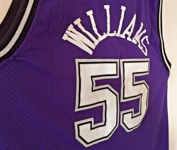 Men 55 Jason Williams Jersey Purple Sacramento Kings Throwback Swingman - fastssd - NBA Jersey - nRevo