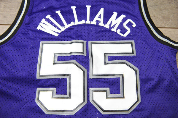 Men 55 Jason Williams Jersey Blue Sacramento Kings Throwback Swingman - fastssd - NBA Jersey - nRevo