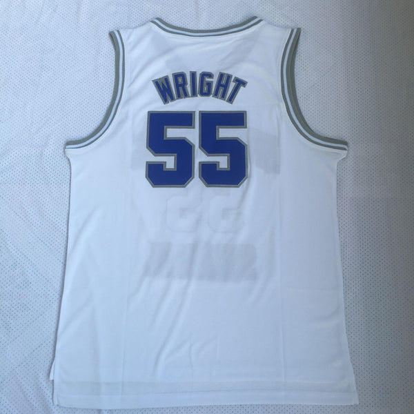 Men 55 Lorenzen Wright Jersey White Memphis Tigers Jersey Swingman Fanatics