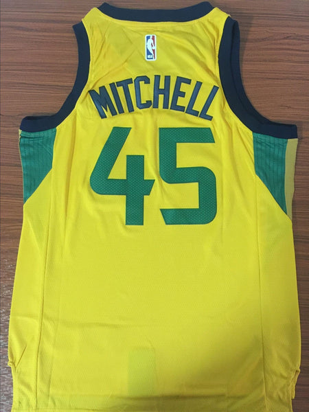 Men 45 Donovan Mitchell Utah Jazz Jersey Yellow Swingman Fanatics - fastssd - NBA Jersey - nRevo