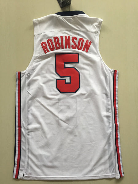 Men 5 Nate Robinson Jersey White USA Jersey Swingman Fanatics - fastssd - NBA Jersey - nRevo