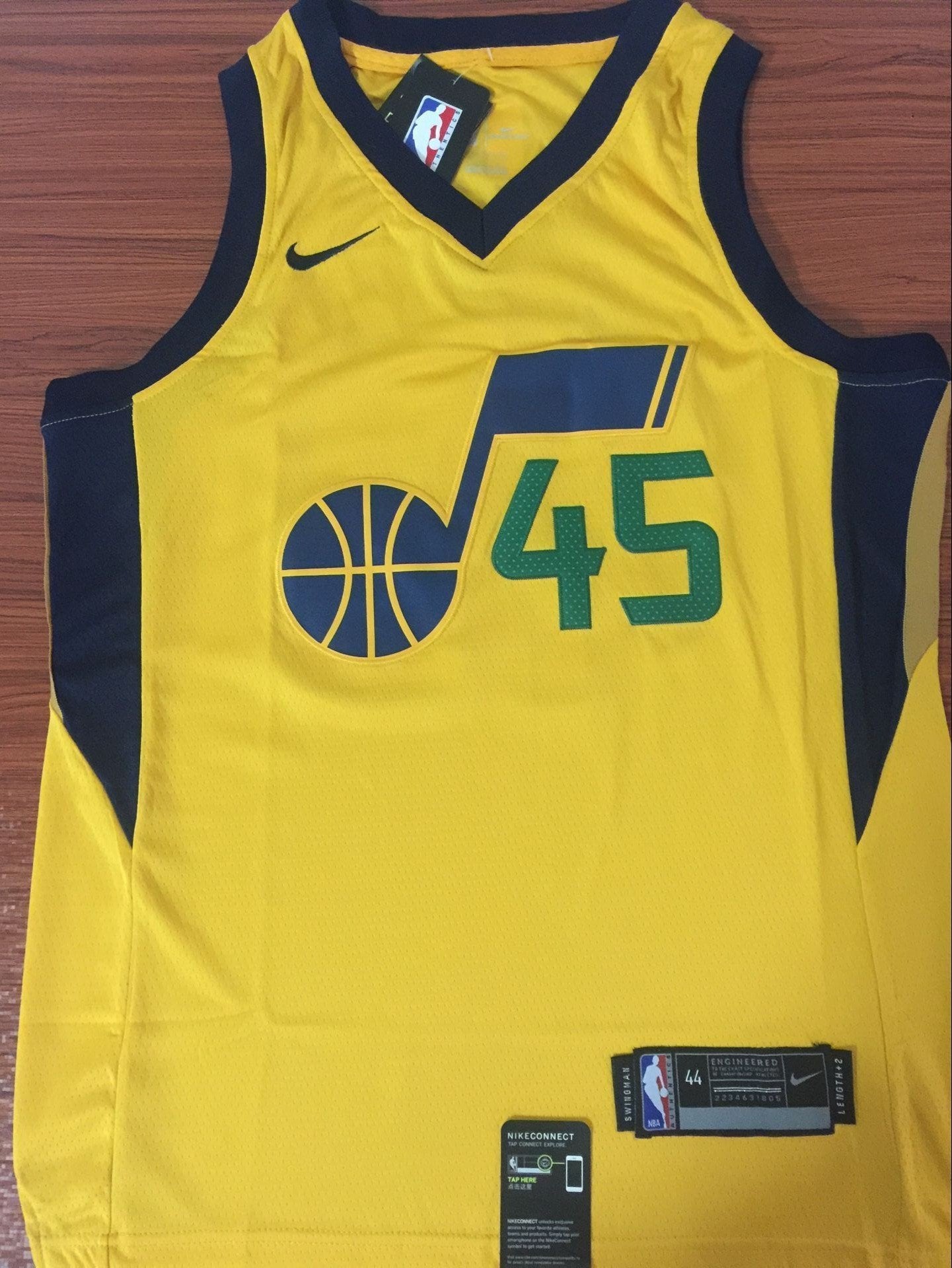 Men 45 Donovan Mitchell Utah Jazz Jersey Yellow Swingman Fanatics - fastssd - NBA Jersey - nRevo