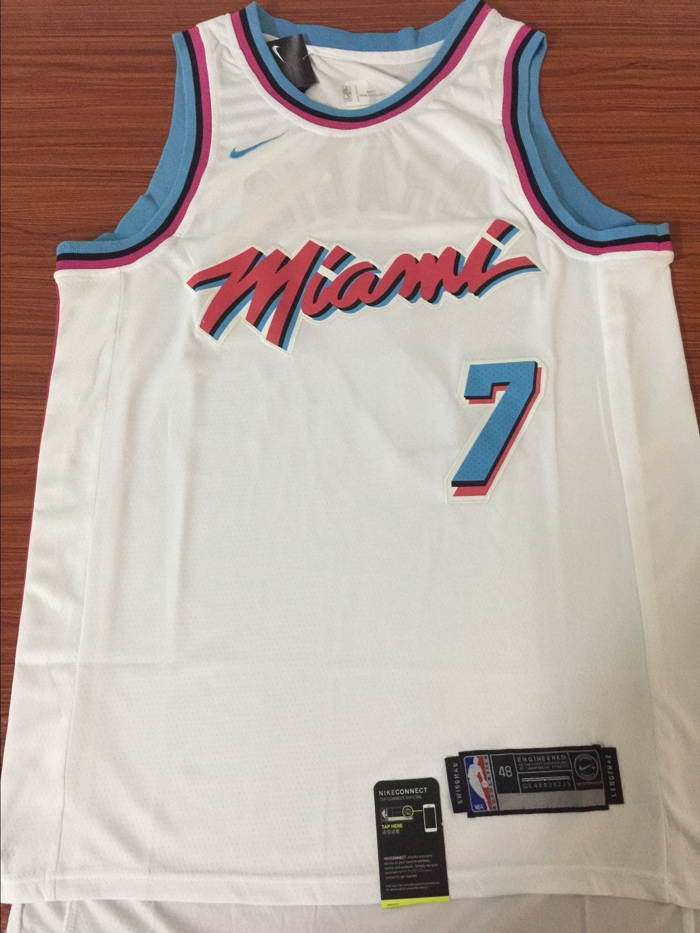 Men 7 Goran Dragic Jersey City Edition White Miami Heat Swingman Fanatics - fastssd - NBA Jersey - nRevo