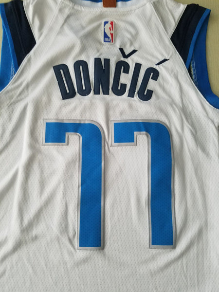 Men 77 Luka Doncic Jersey White Dallas Mavericks Jersey Swingman Fanatics - fastssd - NBA Jersey - nRevo