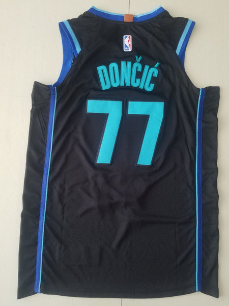 Men 77 Luka Doncic Jersey Black Dallas Mavericks Jersey Swingman Fanatics - fastssd - NBA Jersey - nRevo