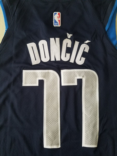 Men 77 Luka Doncic Jersey Dark Blue Dallas Mavericks Jersey Swingman Fanatics - fastssd - NBA Jersey - nRevo
