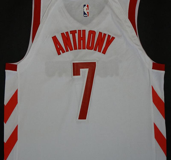 Men 7 Carmelo Anthony Jersey White Houston Rockets Jersey Fanatics