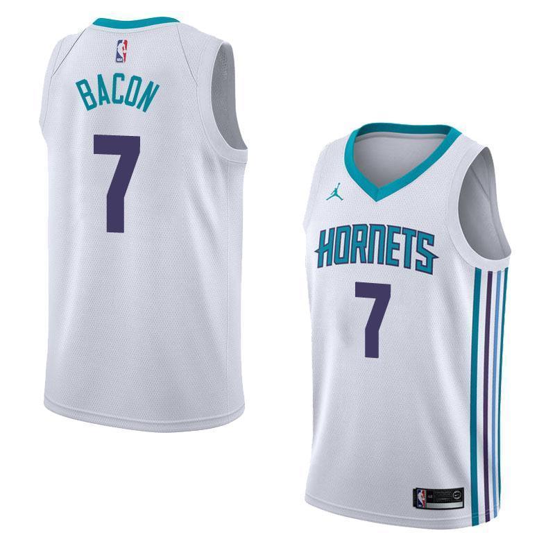 Men 7 Dwayne Bacon White Charlotte Hornets Jersey Fanatics - fastssd - NBA Jersey - nRevo