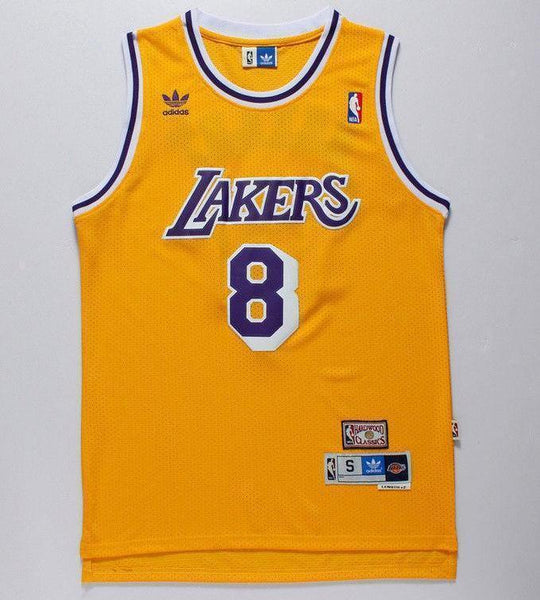 Men 8 Kobe Bryant Jersey Yellow Los Angeles Lakers Swingman Jersey - fastssd - NBA Jersey - nRevo