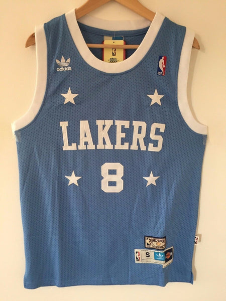 Men 8 Kobe Bryant Jersey Light Blue Los Angeles Lakers Swingman Jersey - fastssd - NBA Jersey - nRevo