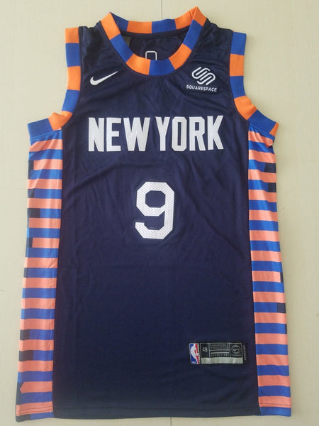 Men 9 RJ Barrett Jersey Dark Blue New York Knicks Jersey Fanatics - fastssd - NBA Jersey - nRevo