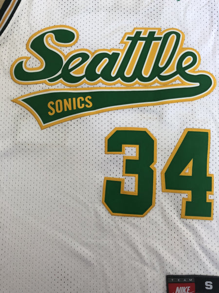 Men 34 Ray Allen Jersey White Seattle Supersonics Jersey Swingman Fanatics - fastssd - NBA Jersey - nRevo
