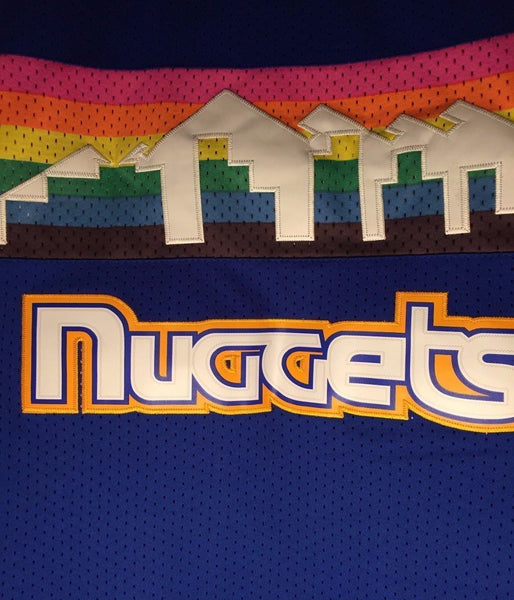 Men 3 Allen Iverson Jersey Blue Denver Nuggets Throwback Swingman - fastssd - NBA Jersey - nRevo