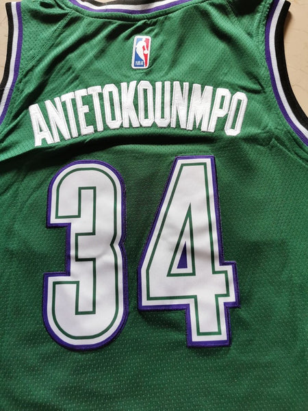 Men 34 Giannis Antetokounmpo Jersey Green Milwaukee Bucks Jersey Swingman Fanatics - fastssd - NBA Jersey - nRevo