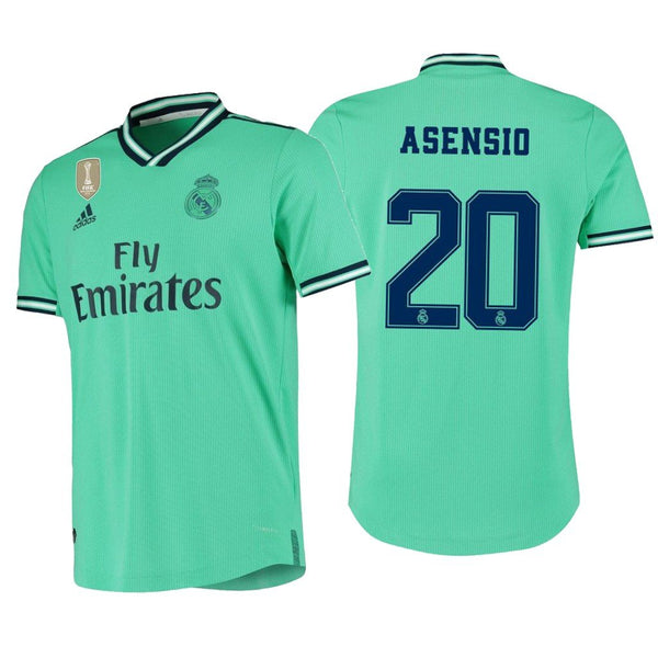 Men 20 Marco Asensio Jersey Green Away Real Madrid Jersey Laliga 2020 - fastssd - Soccer Jersey - CrazyKill
