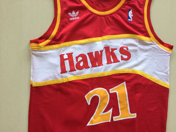 Men 21 Dominique Wilkins Jersey Red Atlanta Hawks Jersey Swingman Fanatics - fastssd - NBA Jersey - nRevo