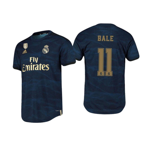 Men 11 Gareth Bale Jersey Blue Away Real Madrid Jersey LaLiga 2020 - fastssd - Soccer Jersey - CrazyKill