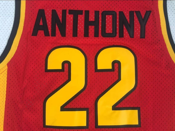 Men 22 Carmelo Anthony Jersey Red Oak Hill Swingman Jersey Fanatics - fastssd - NBA Jersey - nRevo