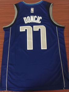 Men 77 Luka Doncic Jersey Blue Dallas Mavericks Jersey Swingman Fanatics - fastssd - NBA Jersey - nRevo